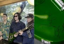 Gitara nga pirmado it Eraserheads igapasubasta para sa Parokya ni Edgar member