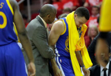 Warriors star Stephen Curry mabuhayan pa antes makahampang bangud sa injury
