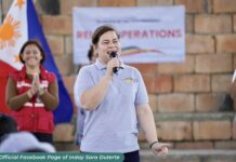 Vice President ag Education Secretary Sara Duterte-Carpio ginpangunahan ro pagpanupod it ayuda para sa libo-libong residente nga naapektuhan it oil spill sa Caluya, Antique.