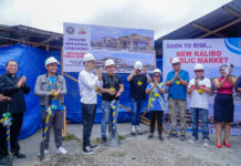Pag-umpisa sa construction it igapatindog nga 3-storey nga Kalibo public market, ginkalipay it mga vendors