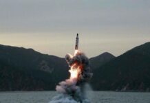 North Korea, naglunsar it panibag-ong ballistic missile sa kaeawran sa tunga it Korean peninsula ag Japan