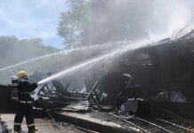 Sangka fruitstand sa may barangay Bulwang,Numancia, nasunog