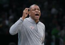 76ers coach Doc Rivers ginpahalin eon sa puwesto