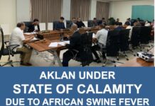 Probinsya it Aklan ginpaidaeom sa state of calamity bangud sa alarming nga pagkalhit it African Swine Fever ukon ASF virus