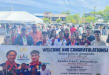 Aklanon athletes mainit nga ginsug-aeaw sa andang pag-uli sa probinsya halin sa 32nd SEA Games sa Cambodia.