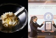 Pinakamahae nga ice cream sa bilog nga kalibutan, mabakae sa Japan!