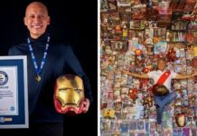 Fan ni Iron Man, nakabaton it Guinness title bangud sa kaabuon it memorabilia collection kara!