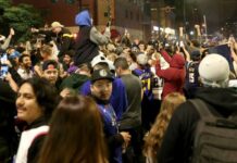 Fans it mga Denver Nuggets, waea-tuo ro pagkinalipay kasunod sa pagkampeon it koponan