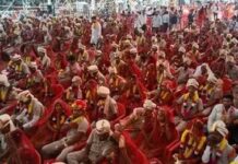 Mass wedding sa India kaibahan ro 2,143 nga couples nakahimo it Guinness World Records
