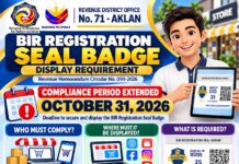 BIR Seal Badge para sa online businesses, pagapaeawigon ro deadline hasta sa Oktubre 31
