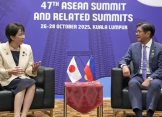Pres. Marcos Jr. ag Japan Prime Minister Takaichi, gintalakay ro bilateral tie ag ASEAN summit