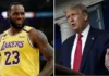 Trump, ginbatikos si Lebron James bangud sa gina-alegar nga kawad-an it respeto samtang ginatukar ro andang national anthem