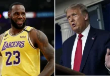 Trump, ginbatikos si Lebron James bangud sa gina-alegar nga kawad-an it respeto samtang ginatukar ro andang national anthem