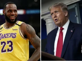 Trump, ginbatikos si Lebron James bangud sa gina-alegar nga kawad-an it respeto samtang ginatukar ro andang national anthem