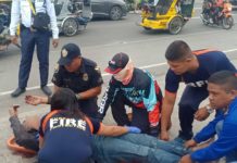 Motorista pilason sa aksidente sa siyudad sang Koronadal, BFP personnel gilayon nagresponder