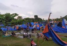 Mga biktima sang linog sa North Cotabato nag-apela sang bulig makaligad maguba sang buhawi kag hailstorm ang ila tents