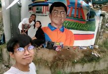 Nawong sang ginpatay nga Sto. Nino mayor, makit-an sa wall painting sang pila ka kabataan kag indibidwal bilang pagdumdom sa nagtaliwan nga alkalde