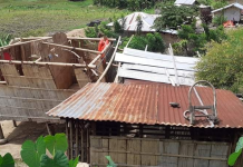 Buhawi kag landslide napagkit sa banwa sang Lake Sebu, South Cotabato; pila ka kabalayan ginguba, dalan indi maagyan