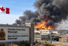 Mga nasawi at sugatan sa malaking sunog sa base militar sa Canada, patuloy na iniimbestigahan