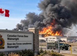 Mga nasawi at sugatan sa malaking sunog sa base militar sa Canada, patuloy na iniimbestigahan