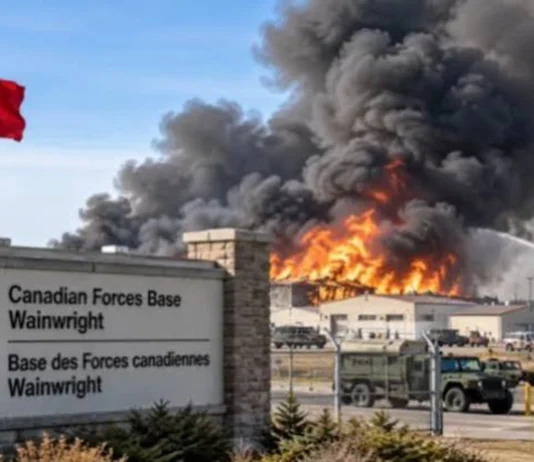 Mga nasawi at sugatan sa malaking sunog sa base militar sa Canada, patuloy na iniimbestigahan