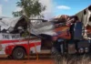 Indi magnubo sa 22 ang patay, 24 ang pilason sa pagbungguanay sang bus kag truck sa Kenya