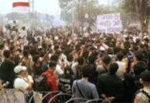Libo-libong estudyante sa Indonesia nagprotesta laban sa haze crisis, nanawagan ng state of emergency