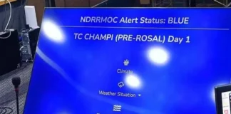 NDRRMOC, nagtaas ng Blue Alert matapos pumasok sa PAR ang Bagyong Rosal