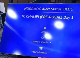 NDRRMOC, nagtaas ng Blue Alert matapos pumasok sa PAR ang Bagyong Rosal