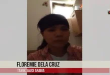 OFW sa Saudi Arabia, nagapanawagan sang bulig agud makapauli sa Pilipinas matapos 19–20 ka oras nga obra kada adlaw, pagkandado sa kwarto kag pila na ka adlaw nga wala pagkaon