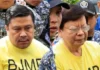 Pagpatuman sang 90-day preventive suspension kanday Senators Jinggoy Estrada kag Rodante Marcoleta, ginapunggan anay samtang ginahulat ang desisyon sa ila mga mosyon.