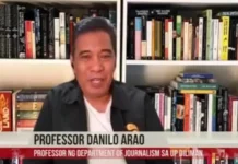 Professor Arao: Boto sang mga senador, importante sa kapalaran sang impeachment case ni Vice President Sara Duterte