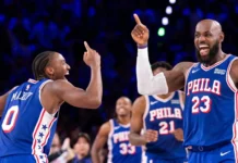 Sixers, nagballigi iti kabaroan a 4th quarter comeback iti score a 114-109