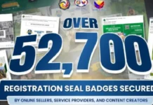 Sumurok 52,700 registration seal badge, naipaiman kadagiti online seller ken content creators – BIR