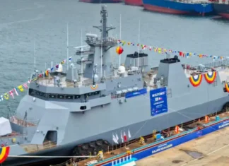 Maikatlo nga offshore patrol vessel ti Philippine Navy, inrubuat iti South Korea