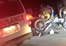 Maysa a senior citizen, naidungpar iti naka-parking nga harvester iti paset ti Barangay Lubigan iti ili ti Badoc