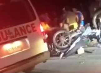 Maysa a senior citizen, naidungpar iti naka-parking nga harvester iti paset ti Barangay Lubigan iti ili ti Badoc