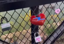 Love Lock Bridge ditoy siudad ti Laoag, pormalen a nalukatan iti publiko