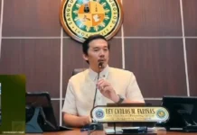 One-way traffic scheme iti paset ti McKinley Street ken Lagasca Street ditoy siudad ti Laoag, kiniddaw ni VM Fariñas