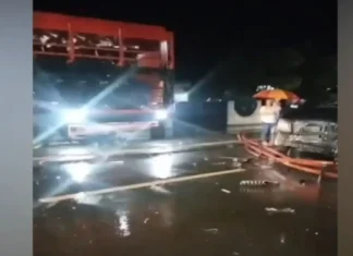 5 NGA INDIBIDUAL A NASUGATAN ITI PANAGDINNUNGPAR TI ISUZU ALTERA KEN TRAILER TRUCK ITI ILI TI CURRIMAO, NAGTALINAED DA ITI OSPITAL