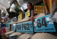 Department of Agriculture, opisialen a makita da ti posible a panagngato ti presio para kadagiti imported a bagas ita a bulan ti Nobiembre