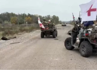 Ginasot a residente, naibakwit manipud iti Oleshky iti baet ti kaunaan a ceasefire iti Ukraine