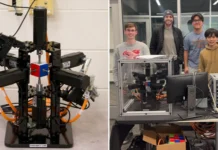 Engineering students idiay New Zealand, nagaramid ti robot a nangsolbar ti 4x4x4 Rubik’s cube iti uneg ti 9.8 seconds