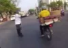 PNP – Traffic Division, mangiwayat ti running simulation iti McKinley Street ken Lagasca Street ditoy siudad ti Laoag