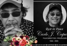 Premyado a direktor, producer ken comic strip creator a ni Carlo Caparas pimmusayen iti edad 80