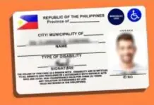 Centralized PWD ID design, idurduron ti National Council on Disability Affairs