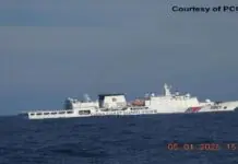 Monster ship ti China, nainget a banbantayan ti PCG