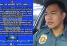 Reklamo nga inciting to sedition, naipila ti maysa a pulis gapo iti partisan remarks na online