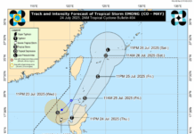Tropical Storm Dante, naudi a nasaripatpatan iti Extreme Northern Luzon; Severe Tropical Storm “Emong”, addan iti Laud a paset ti Bacnotan; Southwest Monsoon, mangapektar iti Central ken Southern Luzon, Visayas, ken Mindanao