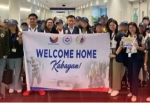 Umuna a batch ti 34 OFWs a na-stranded sadiay Saudi Arabia, nakaawiden ditoy Pilipinas